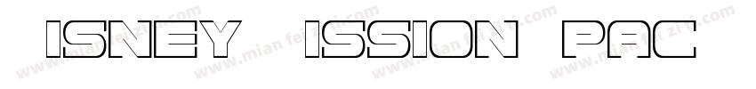 Disney Mission Spac字体转换